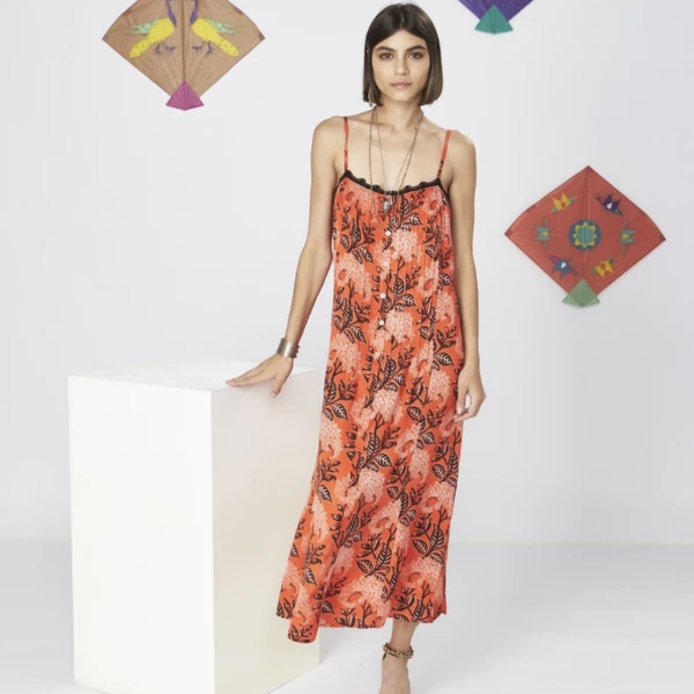 Kopal Koshi Anthropologie Slip Dress Large